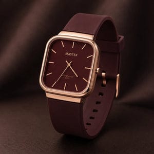 Master Quartz Silicon Strap Watch – Premium Everyday Timepiece