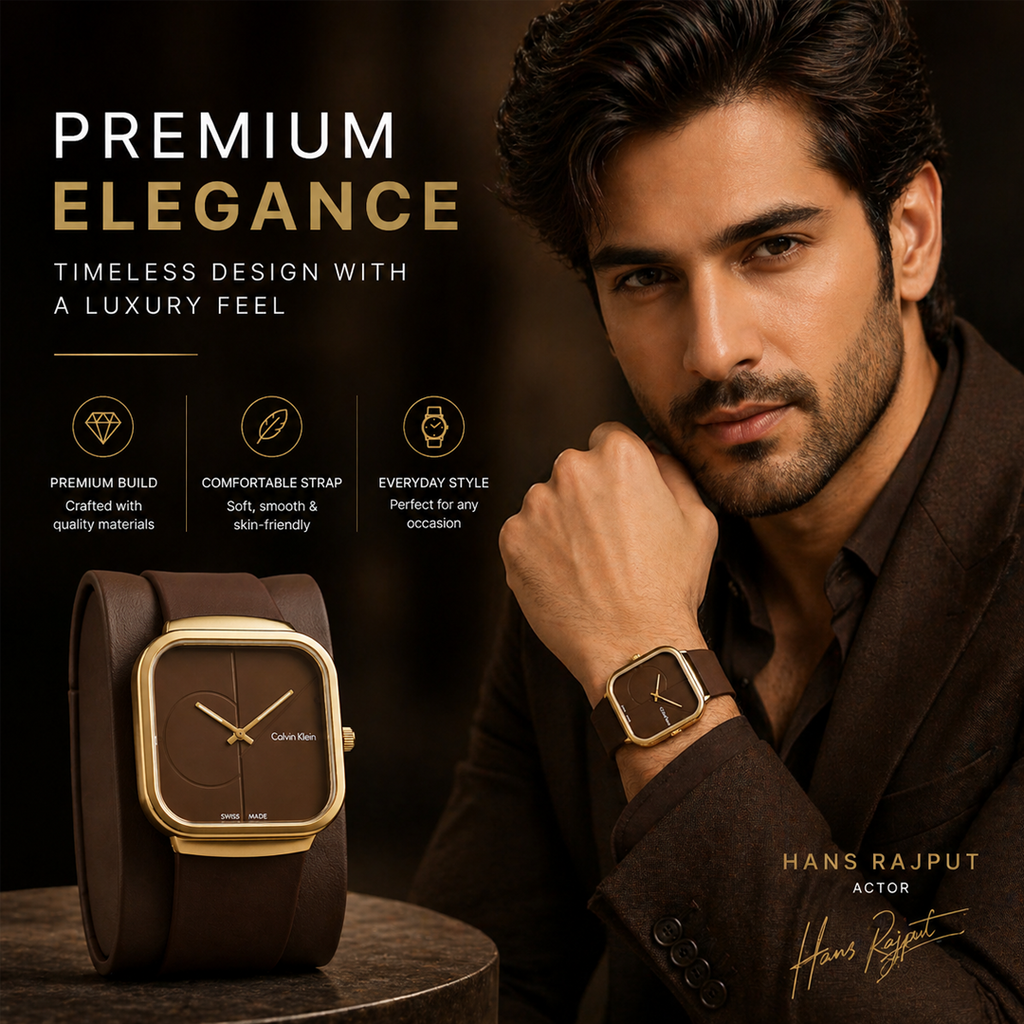 The Modern Edge: Premium Square Dial Chronograph