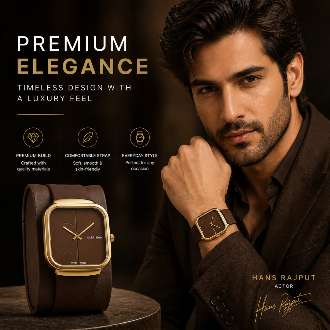 The Modern Edge: Premium Square Dial Chronograph