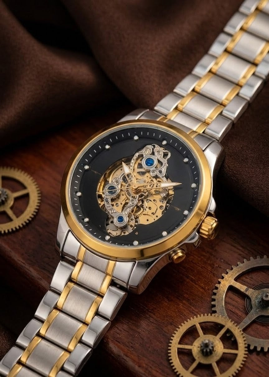 The Royal Heritage Gold-Tone Skeleton Masterpiece