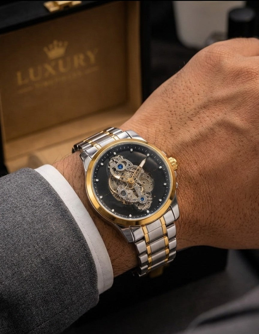 The Royal Heritage Gold-Tone Skeleton Masterpiece