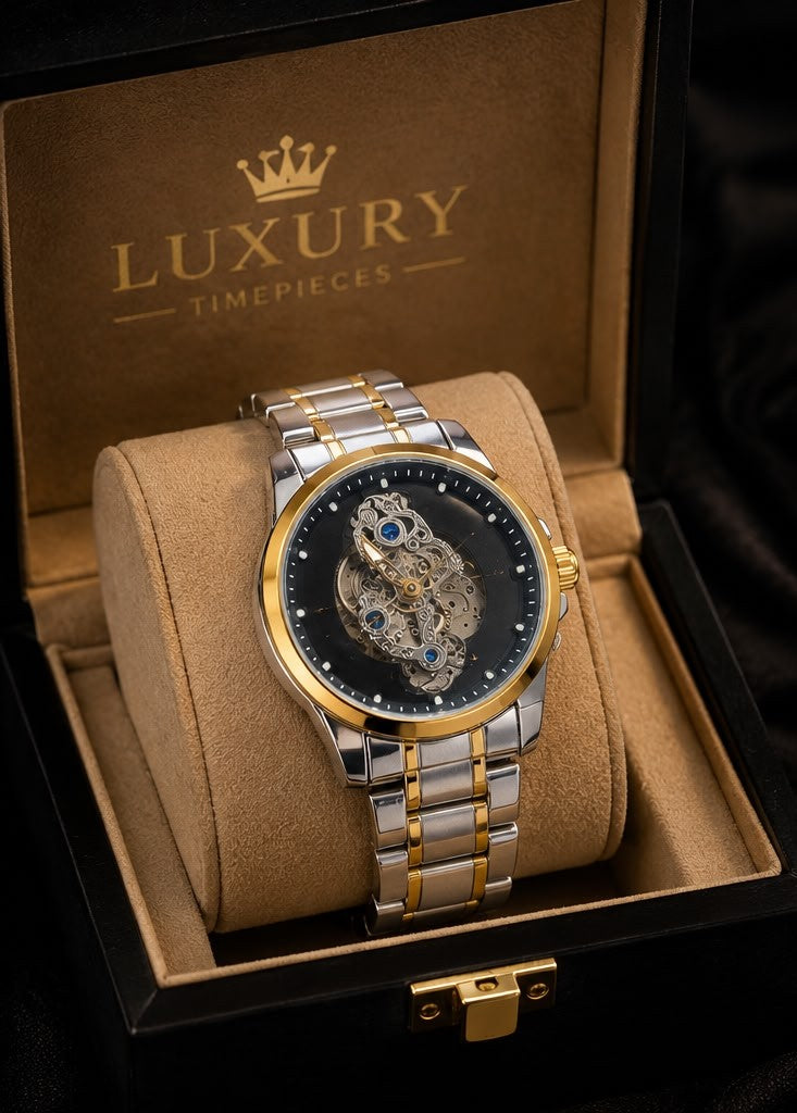 The Royal Heritage Gold-Tone Skeleton Masterpiece